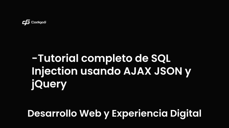 Tutorial Completo De Sql Injection Usando Ajax Json Y Jquery - Best City Arts in Mobile