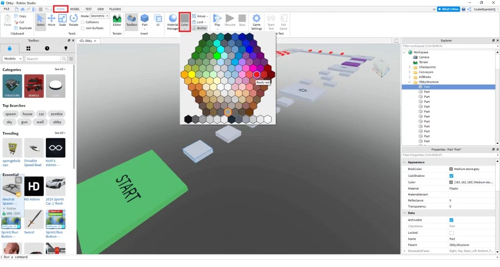 How To Create Obby Game In Roblox In 8 Simple Steps Codingal Image3 