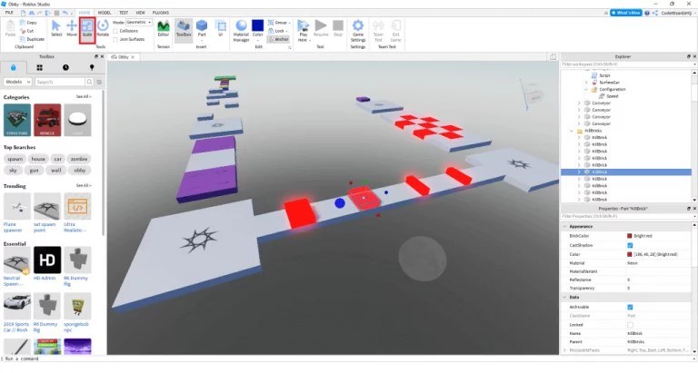 How To Create Obby Game In Roblox In 8 Simple Steps Codingal Image6 768x411 