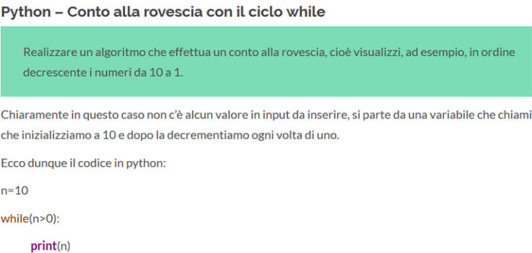 Python Ciclo While Schemi E Mappe Concettuali Di Fondamenti Di - Retina Ocean Textures for Desktop