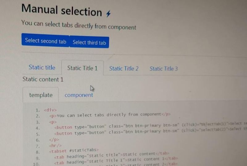 Simple Responsive Tabs Component For Angularjs Ngx Tabset Iamrohit In - Creative Geometric Pattern - Desktop
