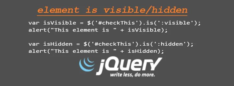 How To Check If An Element Is Hidden Or Visible Using Javascript Coding Tips And Tricks - Abstract Patterns - Premium Full HD Collection