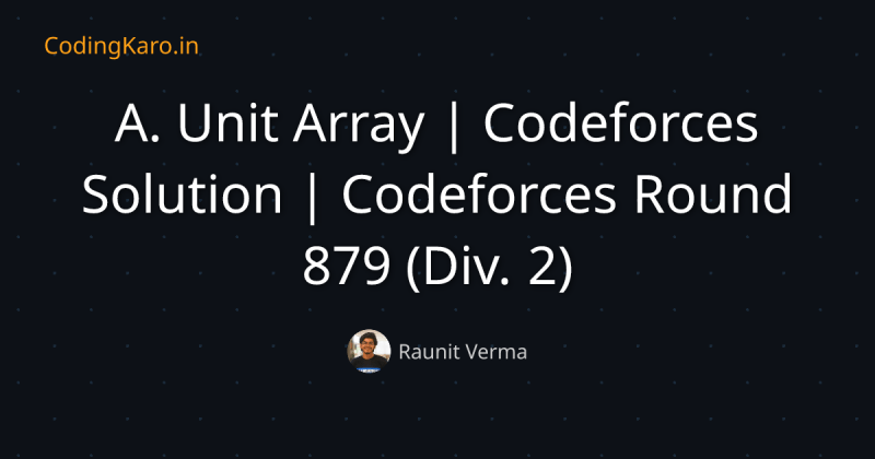 Codeforces Solution 1857a Array Coloring Cpp At Main Vikashpatel24 - Best Geometric Textures in HD