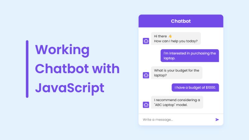 How To Create Working Chatbot In Html Css And Javascript - HD Mountain Textures for Desktop
