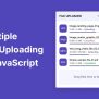 Multiple File Uploading With Progress Bar In HTML CSS And JavaScript
