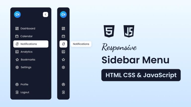 Webdevelopment Html Css Javascript Sidebarmenu Learningjourney - Minimal Picture Collection - 8K Quality