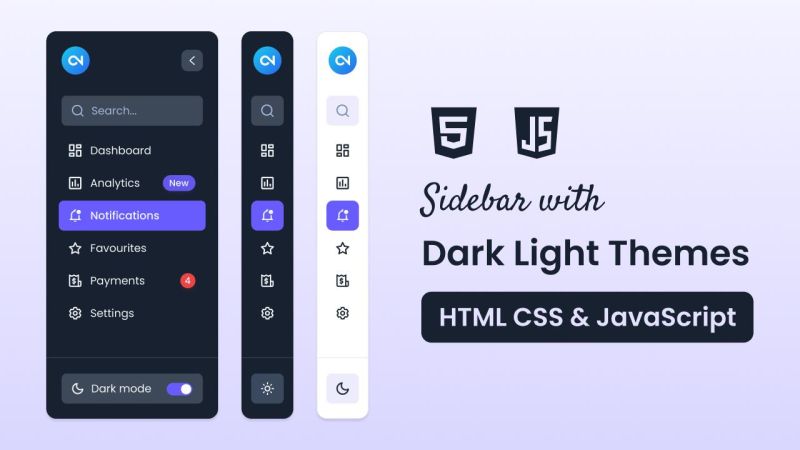 Github Thiago Alo Sidebar Menu Darklight Mode Html Css Js Sidebar Menu Darklight Mode Html - Amazing Mountain Design - 8K