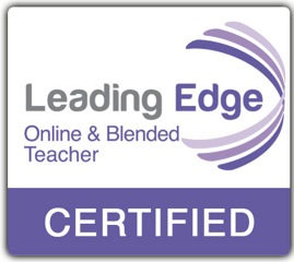 Leading Edge Online & Blended Teacher certification badge