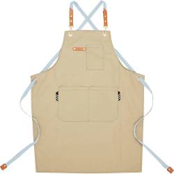 Coiffer cheveux ™ | Tablier du coiffeur en cuir ACCROCHE