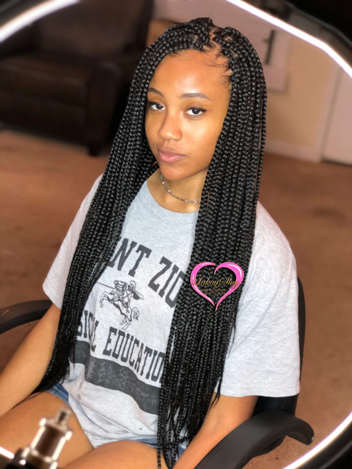 picture Large Box Braids With Beads 50 box braids protective styles on