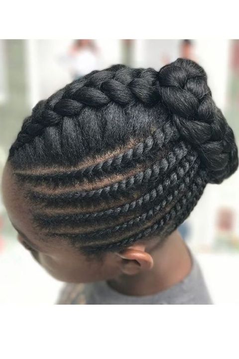 flat twist hairstyle on black kids