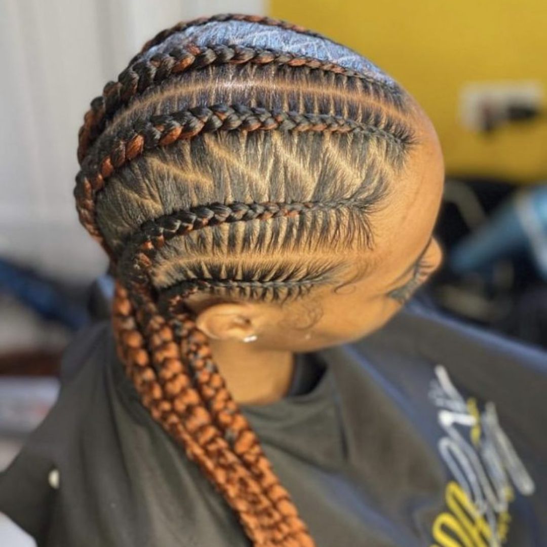 40 All-Back Stitch Braids Cornrows That Makes a Statement in 2025 ...