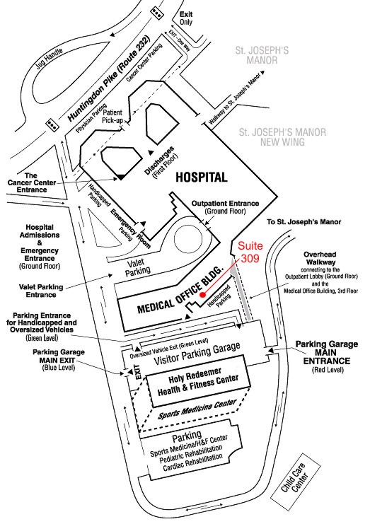 Abington Hospital Building Map Jefferson Abington Hospital 360 Hr Map 