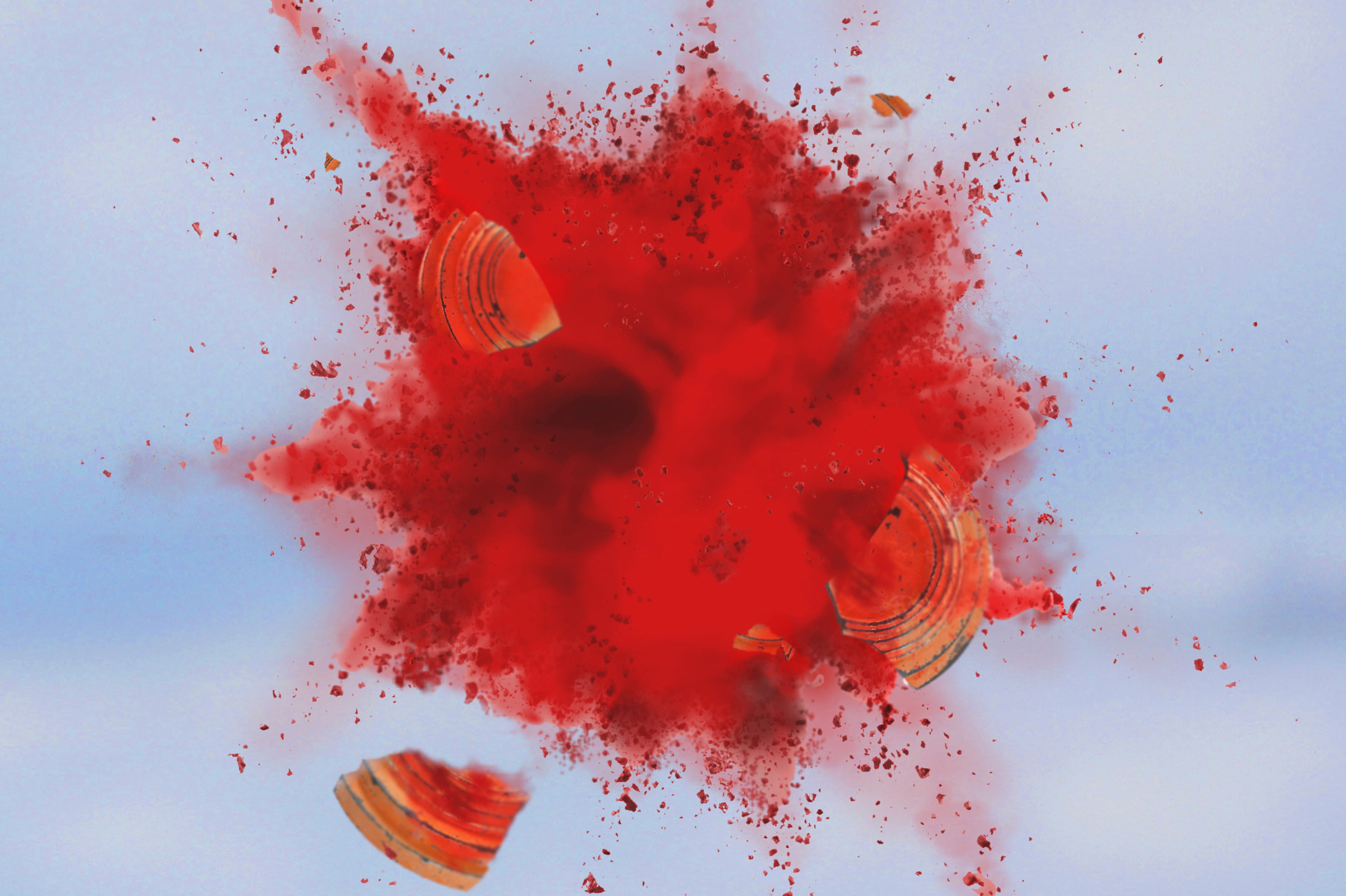 Product Information - Color target pigeon filled with color powder exploding