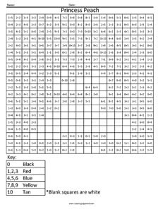 as1 peach addition clear disney princess math coloring pages coloring
