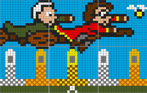 Quidditch Coloring Mural | Coloring Squared