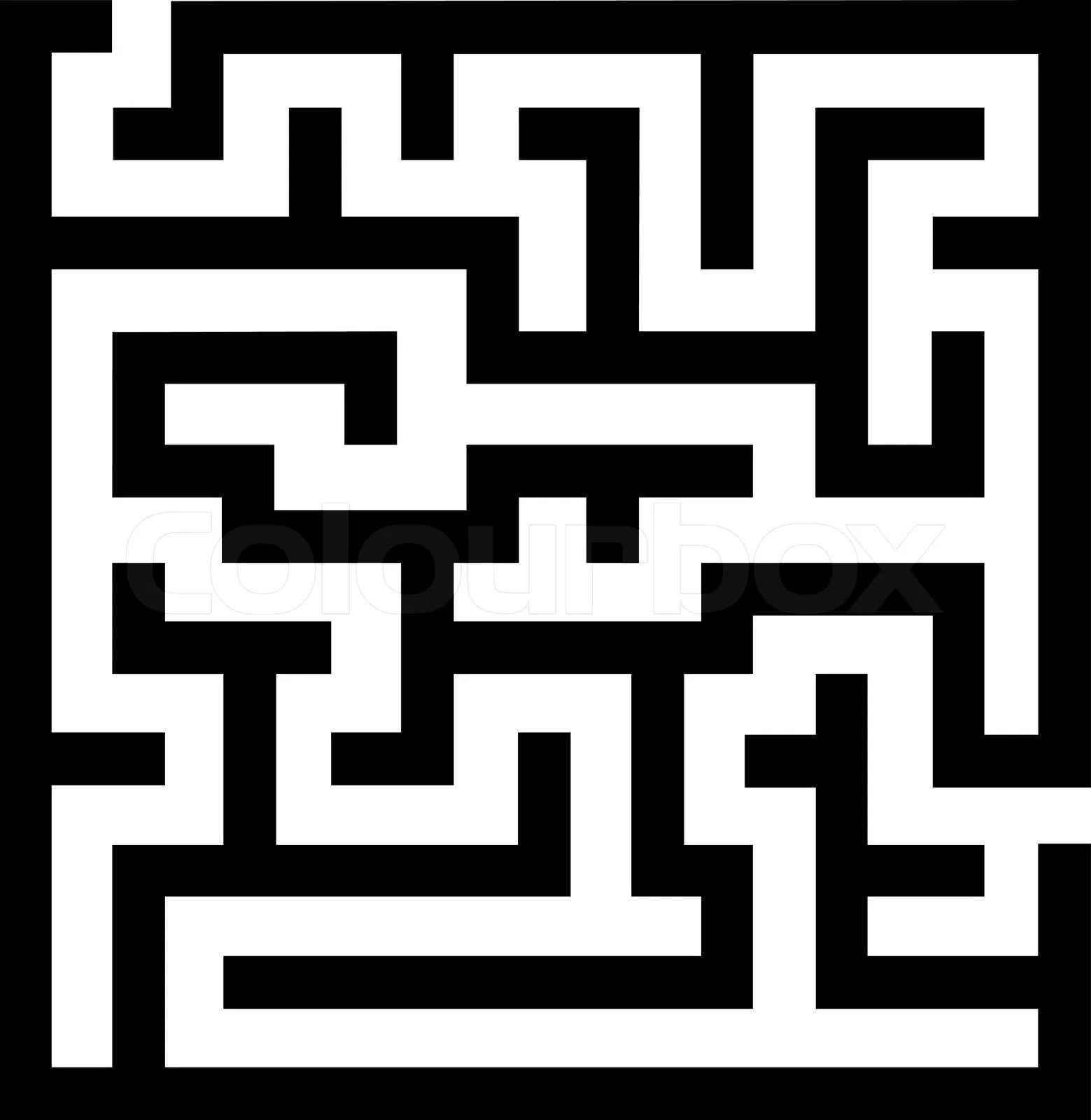 You can play it on mobile devices like apple … Vector illustration of maze | Stock Vector | Colourbox