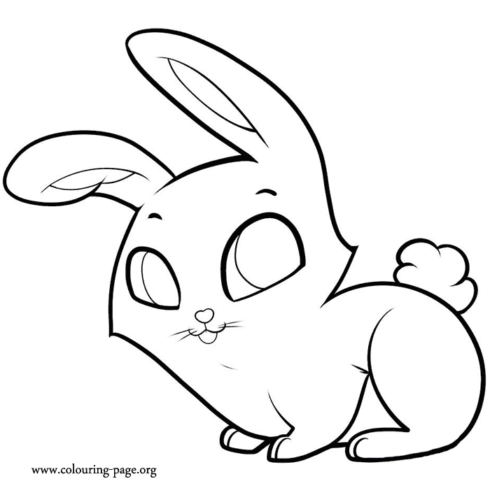 There are tons of great resources for free printable color pages online. Rabbits And Bunnies Adorable Bunny With Big Eyes Sitting Coloring Page