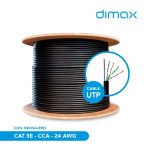 CABLE UTP CAT5E CCA EXT MENS* 305 METROS, C726, DIMAX