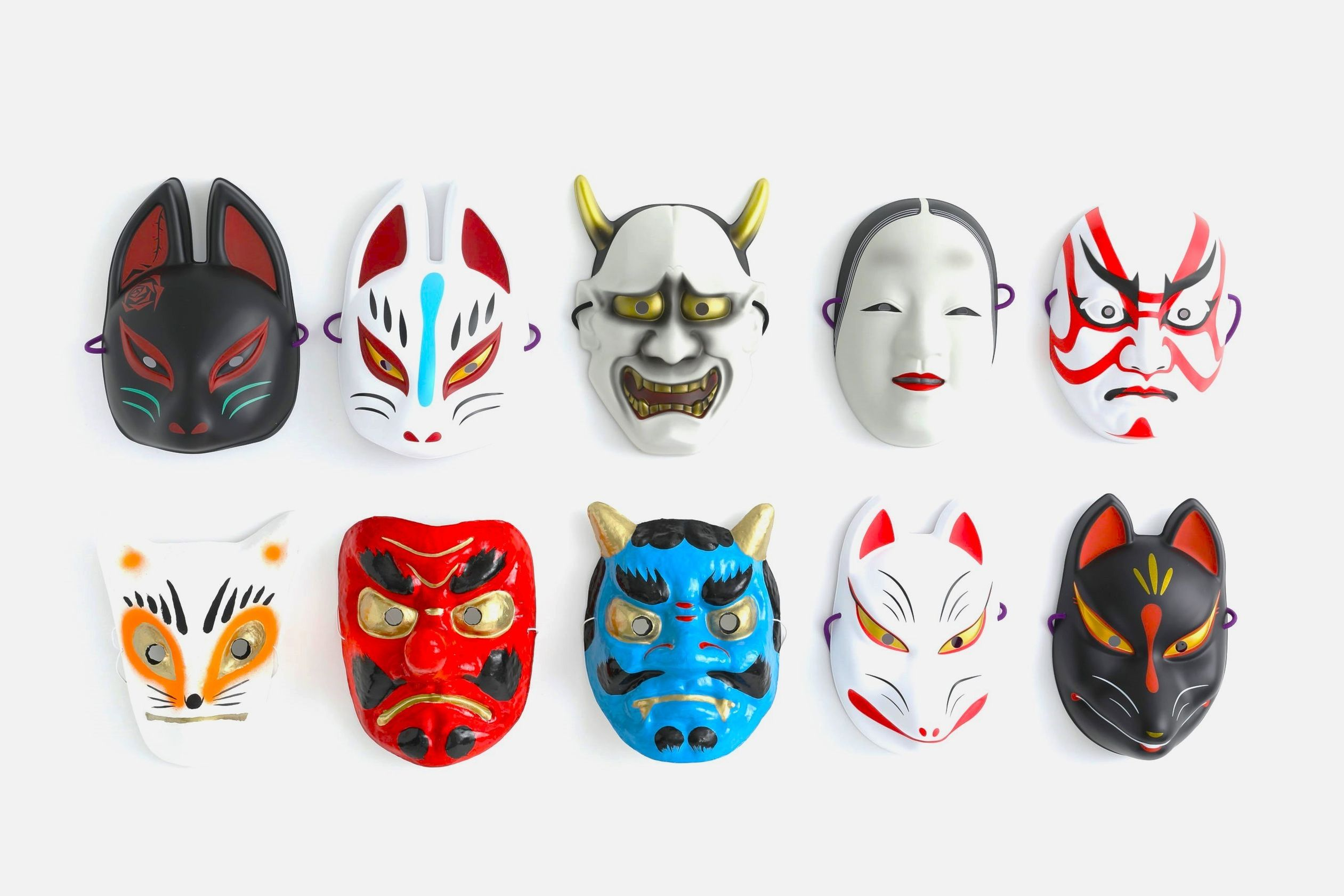 Masques Japonais Traditionnels : Histoire, Signification et Secrets
