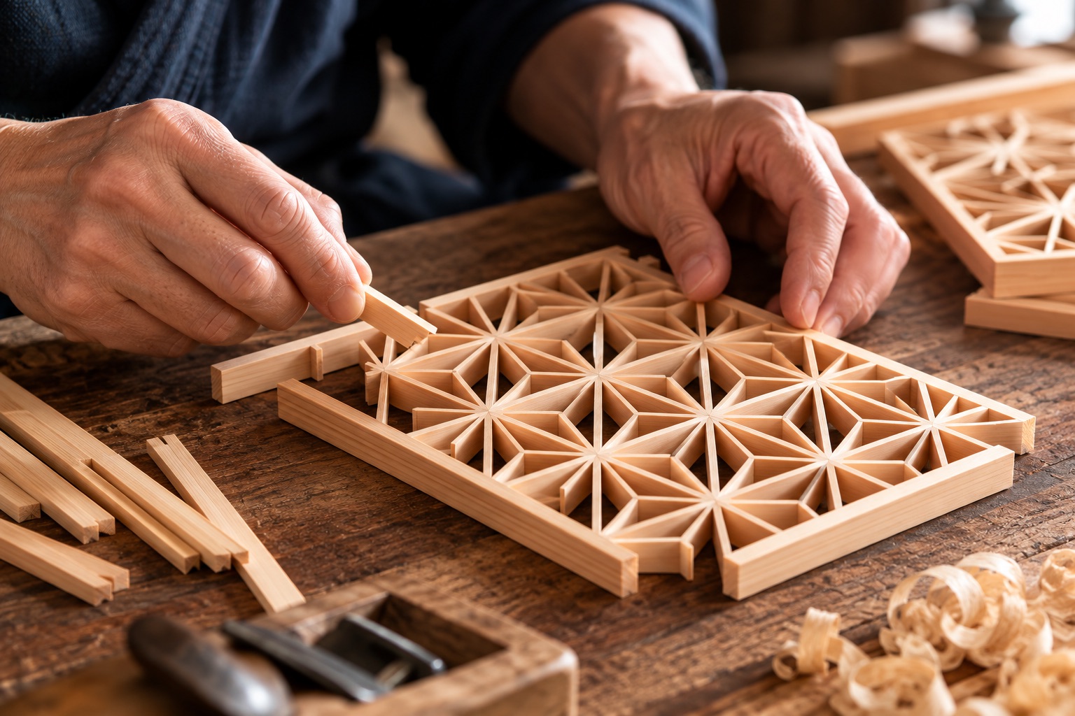 Kumiko Zaiku: The Prowess of Millimeter-Precise Japanese Wood Assembly, Without Nails or Glue
