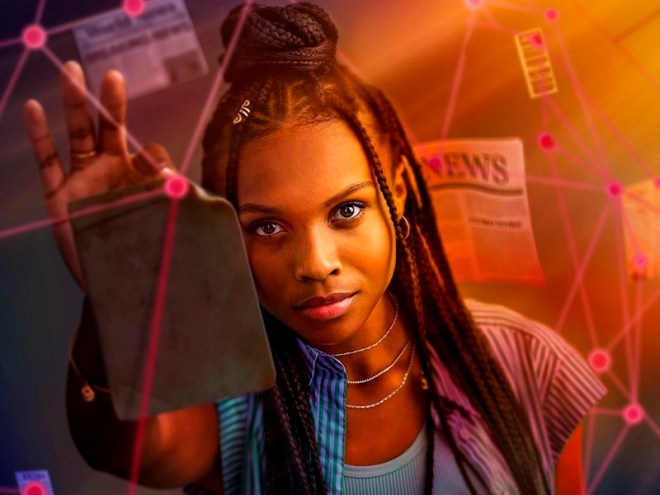Naomi -- Image Number: NAO_FIRST_LOOK.jpg -- Pictured: Kaci Walfall as Naomi -- Photo: The CW -- © 2021 The CW Network, LLC. All Rights Reserved.