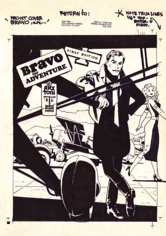Alex Toth's Bravo For Adventure: Artist's Edition (IDW, February 2017) – Hardcover