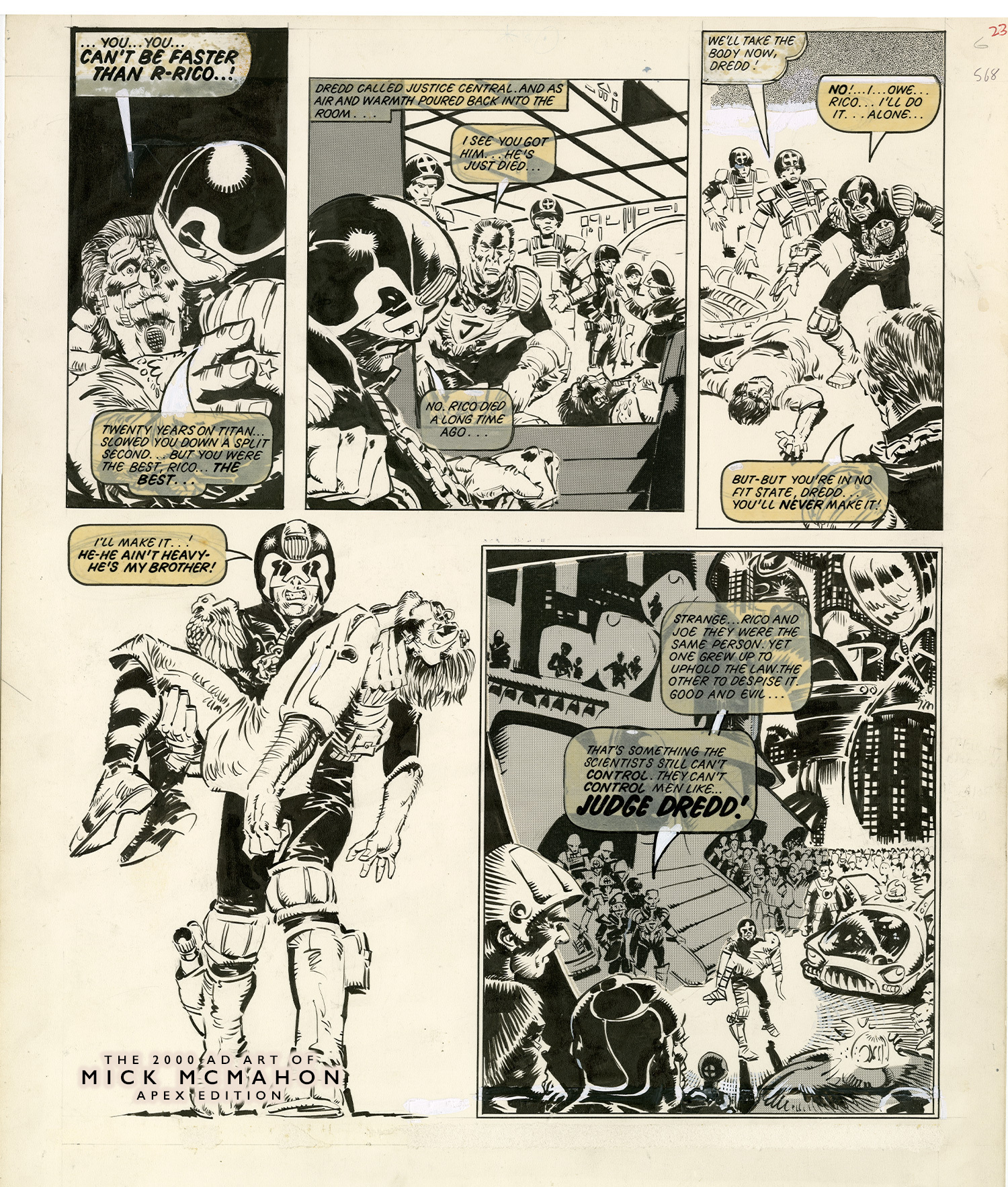 2000 AD Announces Its Second Apex Edition Of Mick McMahon's Art
