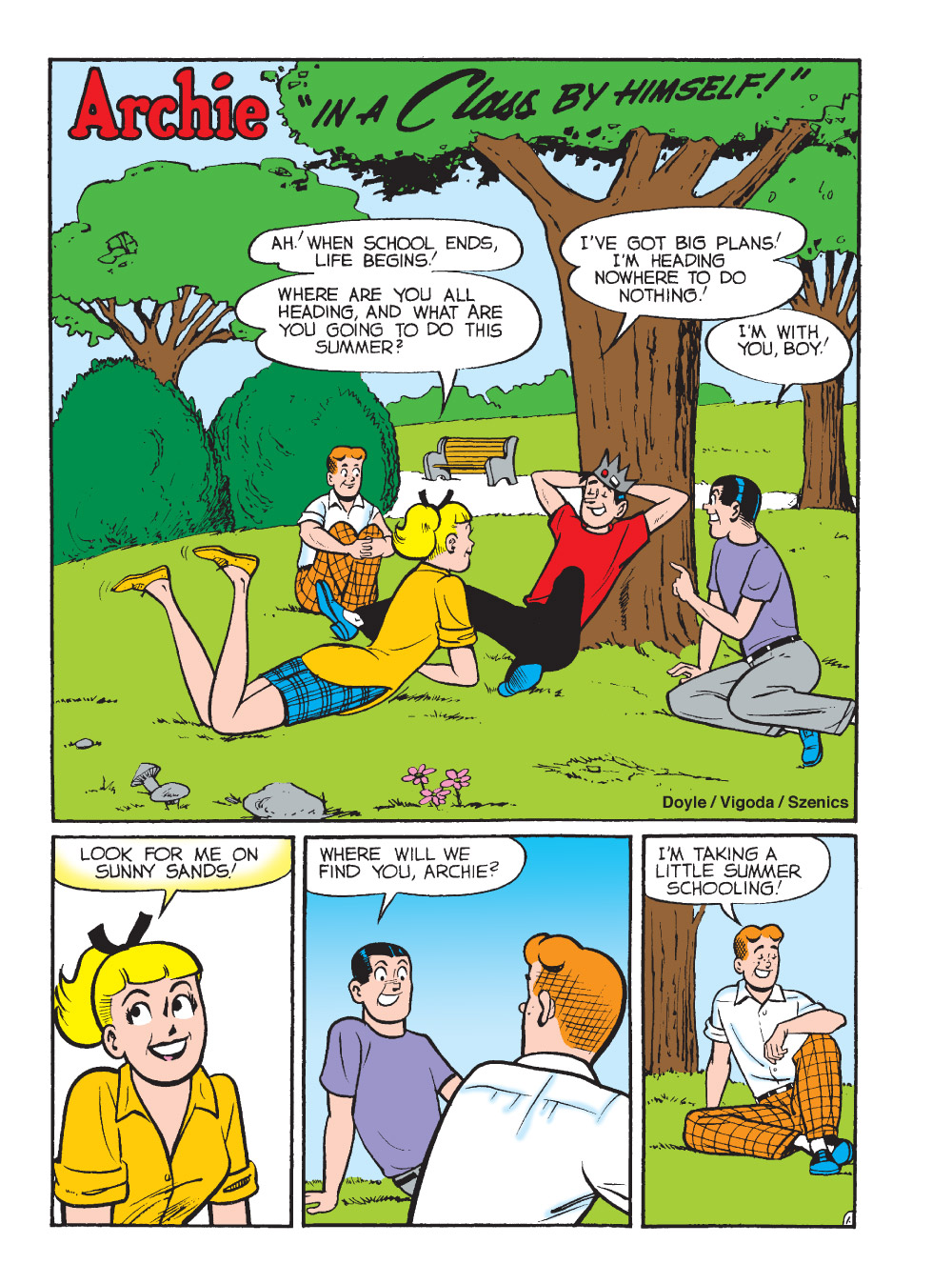EXCLUSIVE PREVIEW In WORLD OF ARCHIE SUMMER ANNUAL 70, it's the