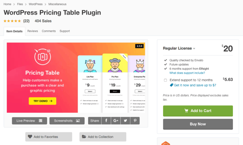 Wp table builder · 4. The 5 Best Pricing Table WordPress Plugins for 2019 | Compete Themes