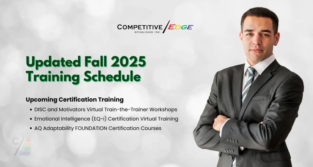 Competitive Edge Announces Revised Certification Training Schedule for Fall 2025