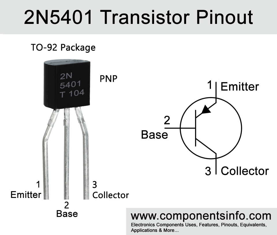 2n5401 Pinout Configuration Equivalent Features Specs