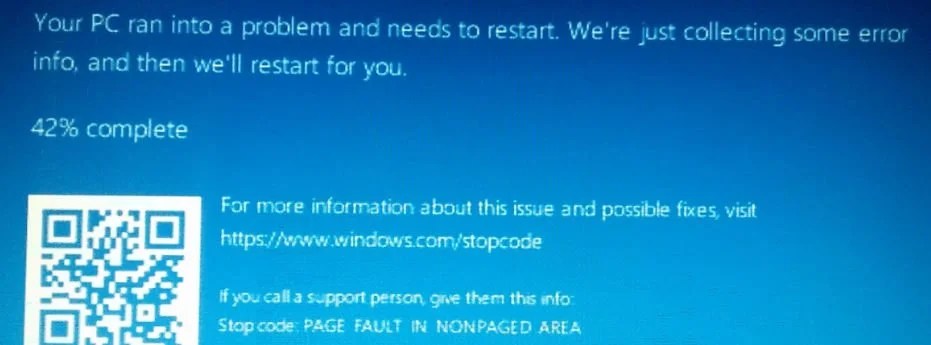 Press the windows + r keys on your keyboard at the same time. Guide To Fix Page Fault In Nonpaged Area Error In Windows 10
