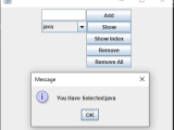 Java Swing Jcombobox