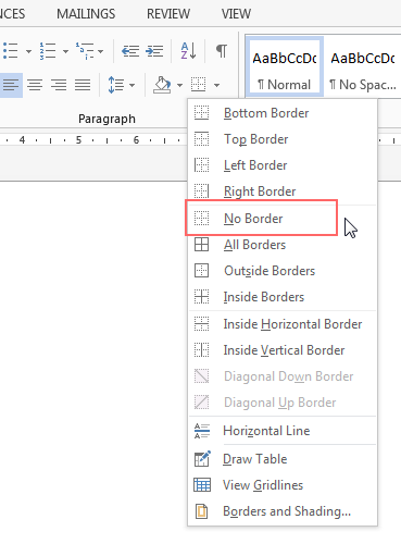 Cara Menghapus Garis Horizontal Pemisah Paragraf di Word – Computer 1001