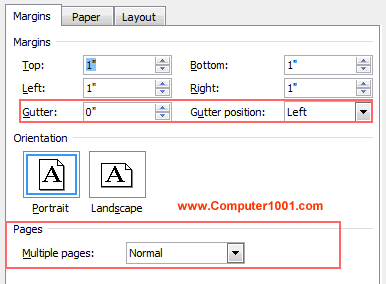Cara Mengatur Ukuran Margin Berbagai Jenis Halaman Dokumen Word – Computer  1001