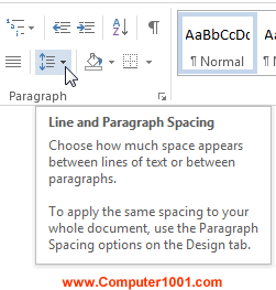 Fungsi 6 Jenis Jarak Baris di Microsoft Word – Computer 1001