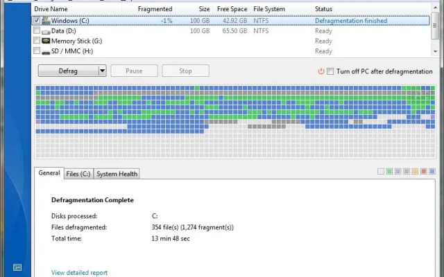 Too much defrag