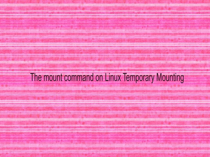 The Mount Command On Linux Temporary Mounting - Download High Quality City Wallpaper | Mobile