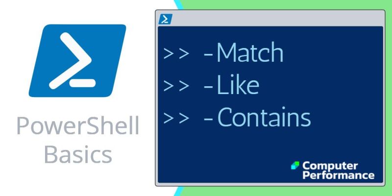 Powershell Basics Conditional Operators Match Like Contains - Ultra HD 4K Light Textures | Free Download