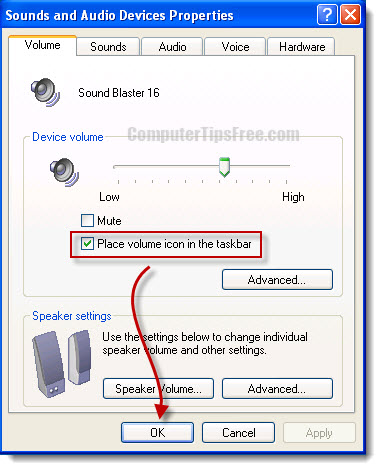 How To Install The Volume Control Program To Your Windows Xp Desktop I have been into General tab enable Show Volume Control on Taskbar But i get the message Windows please.