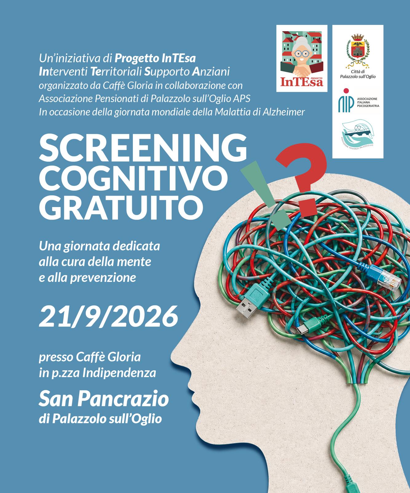 Immagine Notizia SCREENING COGNITIVO GRATUITO
