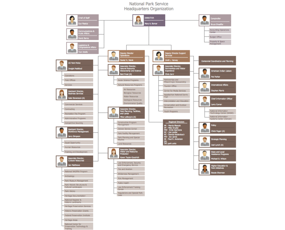 Matrix Organizational Structure Chart : Matrix Organization Structure