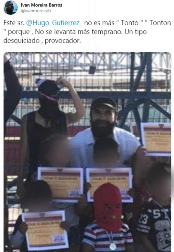 Para consultar ingrese un rut. "Ivan Moreira llama "TontÃ³n" y "desquiciado" a Hugo