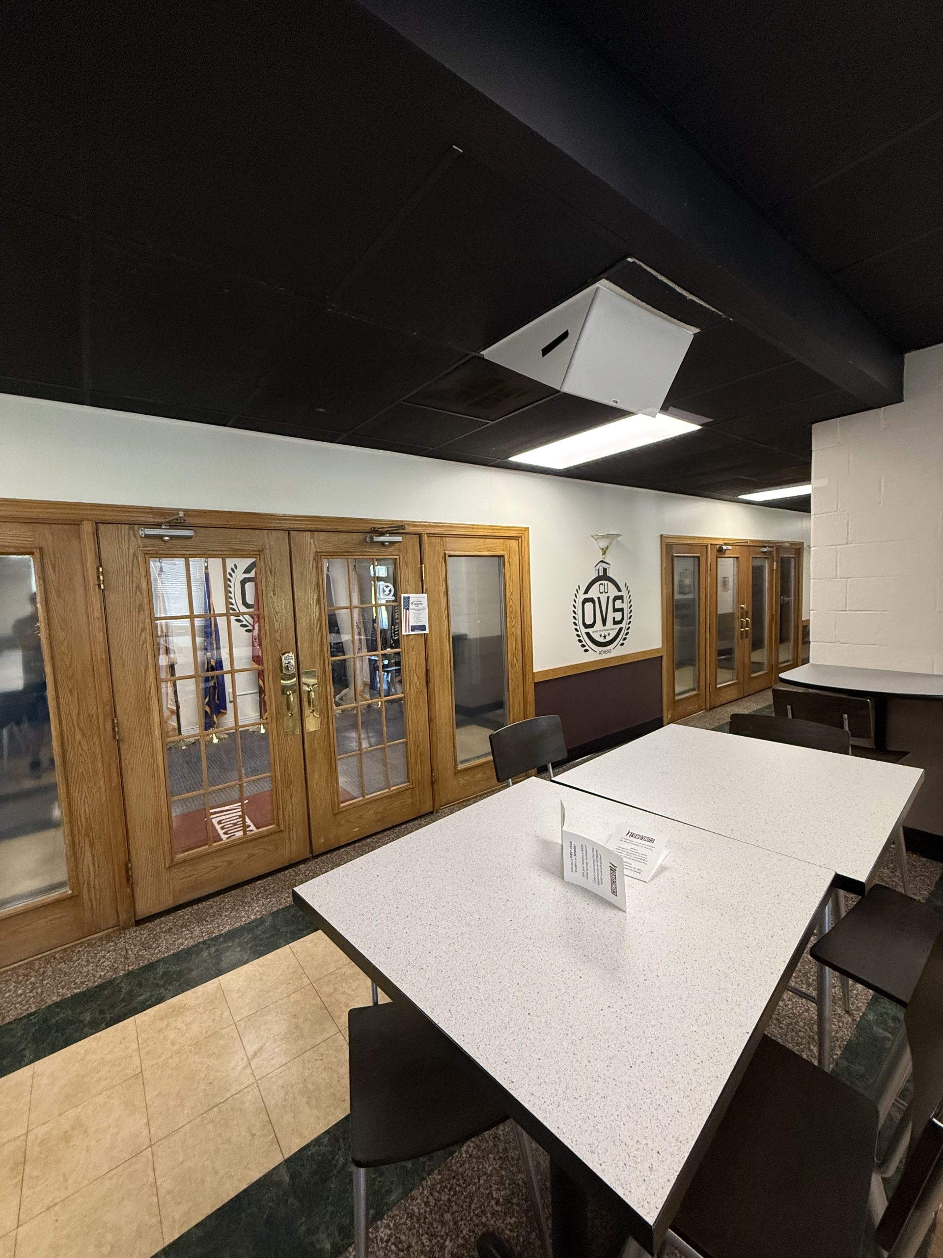 The outside of the OVS