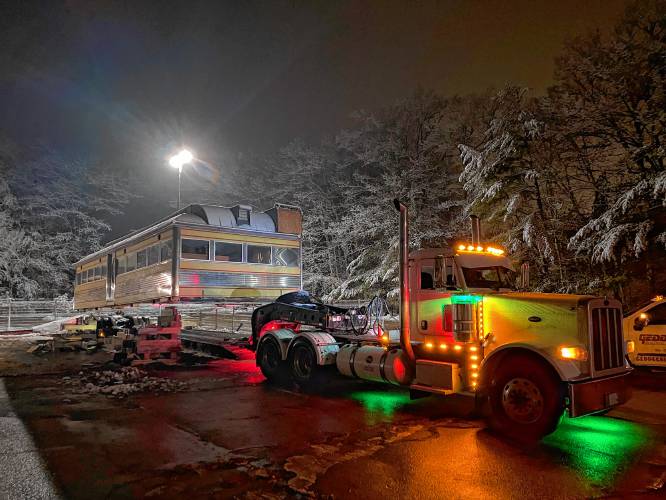 Old diner travels to new home in downtown Concord as part of Arts
