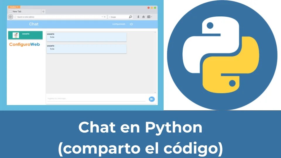 Chat en Python (comparto el código) - ConfiguroWeb