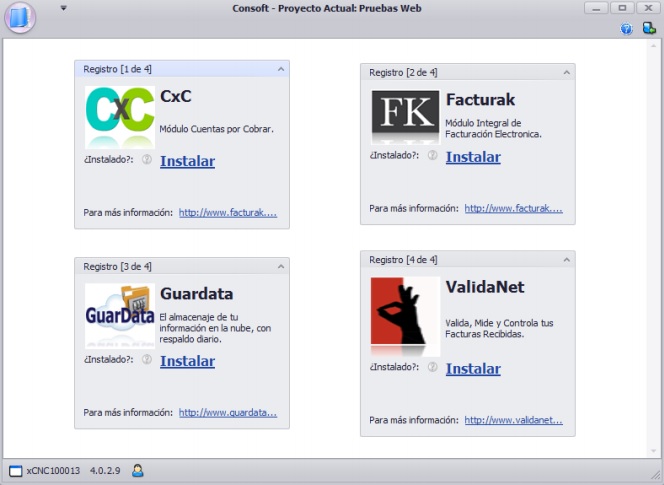 Programas Predefinidos xCNC100013 – Programas Predefinidos | Consoft