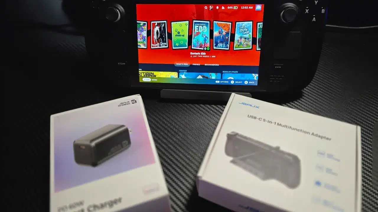 JSAUX Accessories Review — Steam Deck Dock, Screen Protector, and