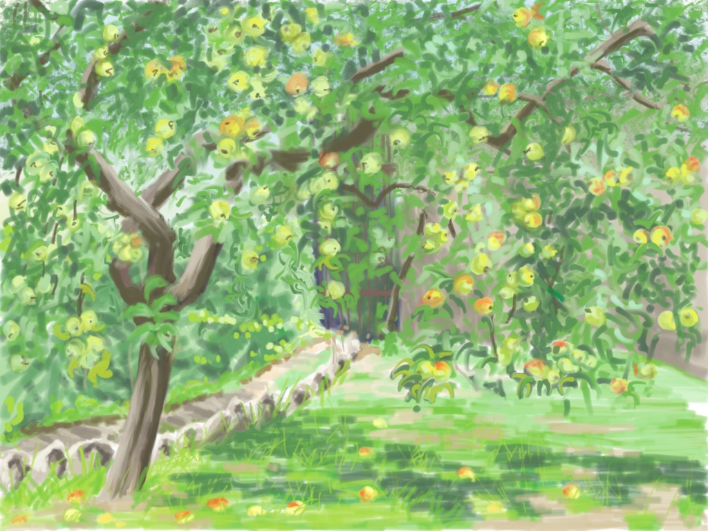 Apfelbaum im Paradis, Digital, 2016